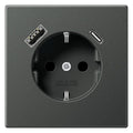 Jung AL1520-15CAAN SCHUKO-Steckdose m.USB Typ AC