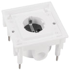 ABL 1471601 Unterteil m.SCHUKO-Steckdose Thermoplast 2xM20 weiß 94x94mm