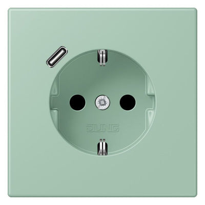 Jung LC1520-18C217 SCHUKO-Steckd.m.USB Typ C LC32041