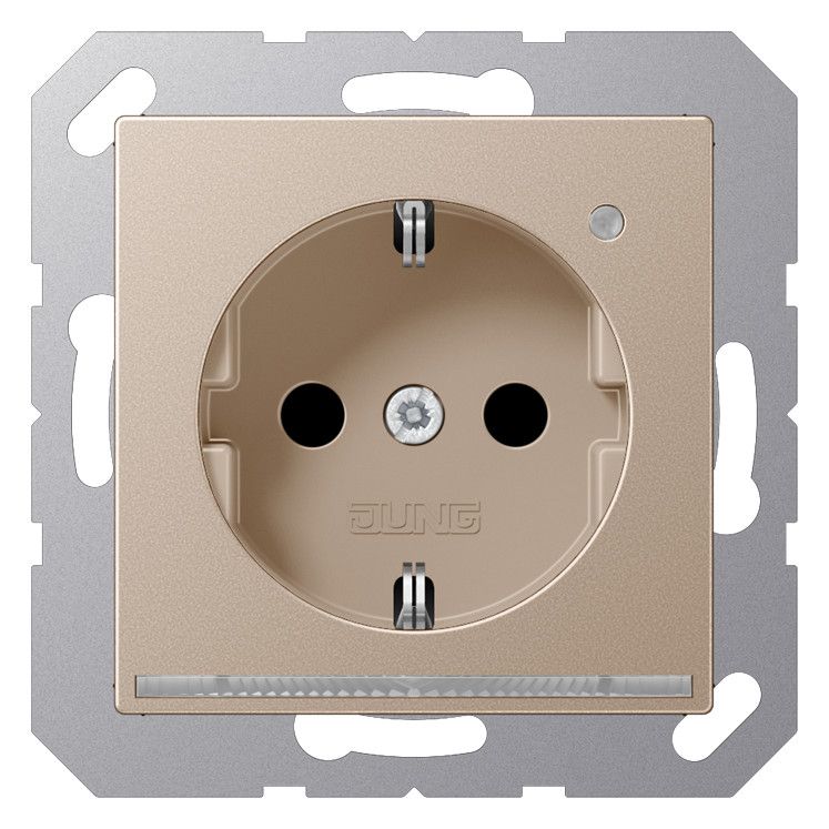 Jung A1520-OCHLNW SCHUKO-Steckdose m.LED-Licht
