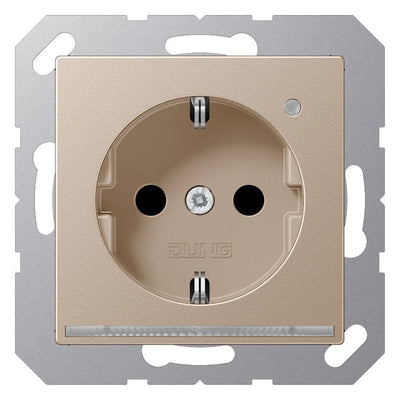 Jung A1520-OCHLNW SCHUKO-Steckdose m.LED-Licht