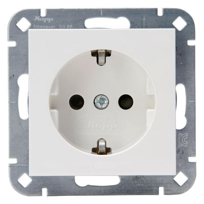 Kopp 940029009 HK07 Schuko Steckdose erh Ber.schutz reinweiß