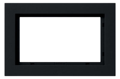 GIRA 100109 Abdeckrahmen 1,5fach E2 Schwarz matt