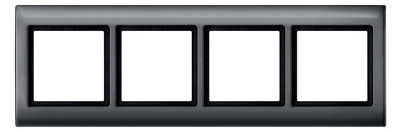 Mert 400414 AQUADESIGN-Rahmen 4fach anthrazit