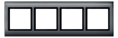 Mert 400414 AQUADESIGN-Rahmen 4fach anthrazit