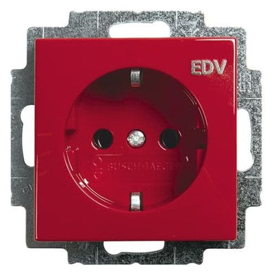 BJ 20 EUC/DV-917 SCHUKO Steckdose EDV rot Busch-balance SI