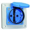 Bals 71111 Schuko-Anbausteckdose 16A 3p IP54 blau ortsveränderlich
