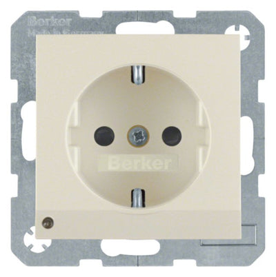 Berker 41098982 Steckdose SCHUKO+LED S.1 weiß glänzend
