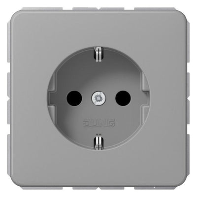 Jung CD 1521 BF GR SCHUKO®-Steckdose 16 A 250V ~ Schraubklemmen Thermoplast