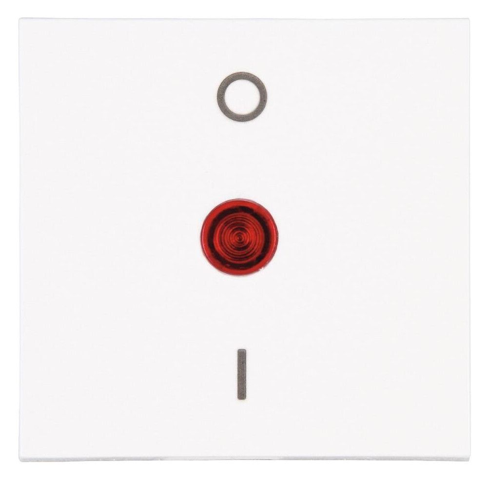 Kopp 491952000 HK07 Flächenwippe 2P m.Linse rot arktisweiß matt