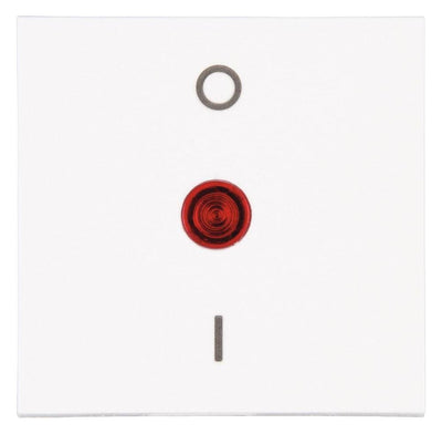 Kopp 491952000 HK07 Flächenwippe 2P m.Linse rot arktisweiß matt