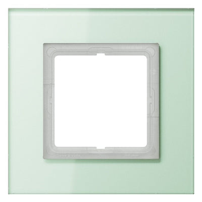 Jung LSP981GLAS Glasrahmen 1fach LS plus mattweiß