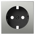 GIRA 4920600 Abdeckung SCHUKO-Steckdose System 55 Edelstahl