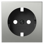 GIRA 4920600 Abdeckung SCHUKO-Steckdose System 55 Edelstahl