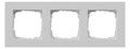 GIRA 0213375 Abdeckrahmen 3fach flach E2 Grau matt