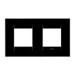GEWISS GW16423TN Abdeckrahmen GEO International 2+2M horiz. Tonerschwarz