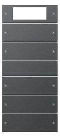 GIRA 219528 Wippenset 5fach Plus (2+3) System 55 Anthrazit (lackiert)
