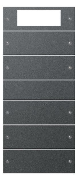 GIRA 219528 Wippenset 5fach Plus (2+3) System 55 Anthrazit (lackiert)