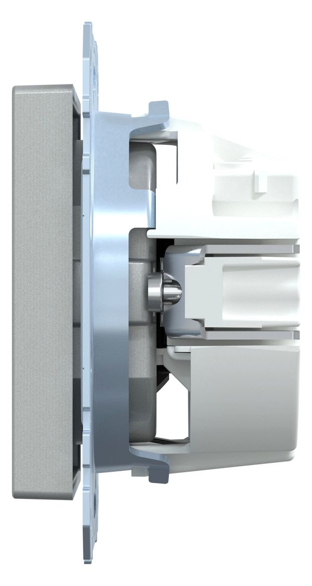 Mert MEG 2400-0460 SCHUKO-Steckdose BRS SK aluminium System M