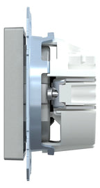 Mert MEG 2400-0460 SCHUKO-Steckdose BRS SK aluminium System M