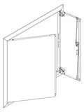 ABN GBRU36T Blendrahmen m.Volltüre f.UP-Flachverteiler,3x6-reihig