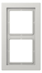 Jung LSD982LG Rahmen 2fach LS/FD-design lichtgrau