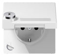 Jung LS 1520 NAKLSL WW SCHUKO-Steckdose 16A 250V Berührungs.- schutz Klappd.SF