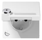 Jung LS 1520 NAKLSL WW SCHUKO-Steckdose 16A 250V Berührungs.- schutz Klappd.SF
