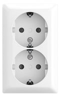 BJ 202 EAPBJ-524 SCHUKO® Doppelsteckdose Safety+AP