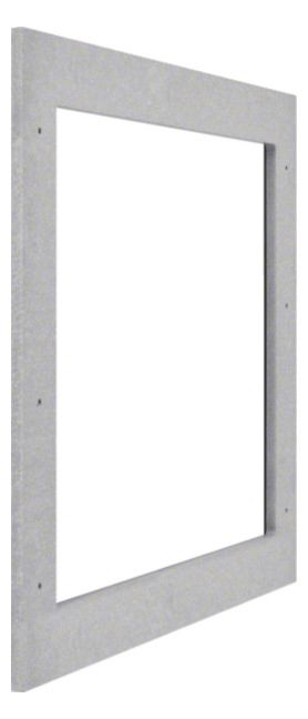 Hager FZ295N Ausgleichsrahmen 1045x795x22 zur Vergrösserung Wandabst.