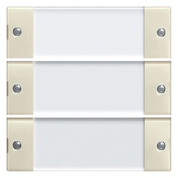 GIRA 213301 Wippenset 3fach BSF System 55 Klar/Cremeweiß glänzend
