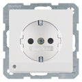 Berker 41096089 Steckdose SCHUKO+LED Q.1/Q.3 polarweiß samt