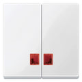 Mert MEG 3456-0319 Doppelwippe m.rotem Fenster polarweiß glänzend System M