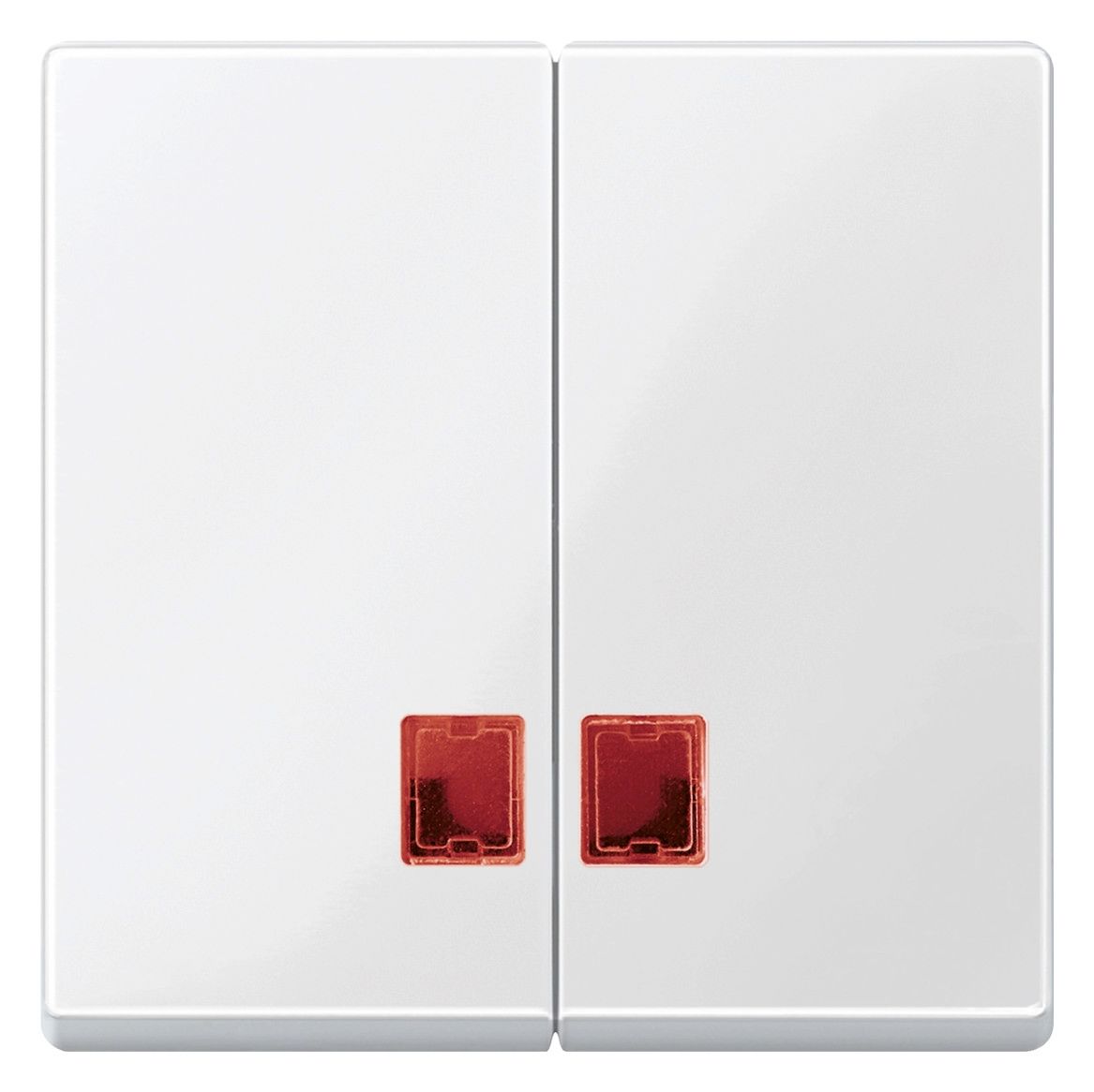 Mert MEG 3456-0319 Doppelwippe m.rotem Fenster polarweiß glänzend System M