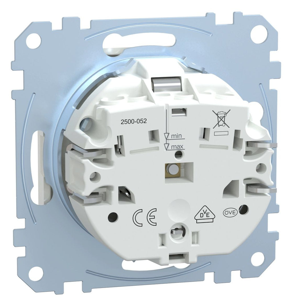 Mert MEG 2401-0319 SCHUKO-Steckdose SK polarweiß glänzend System M