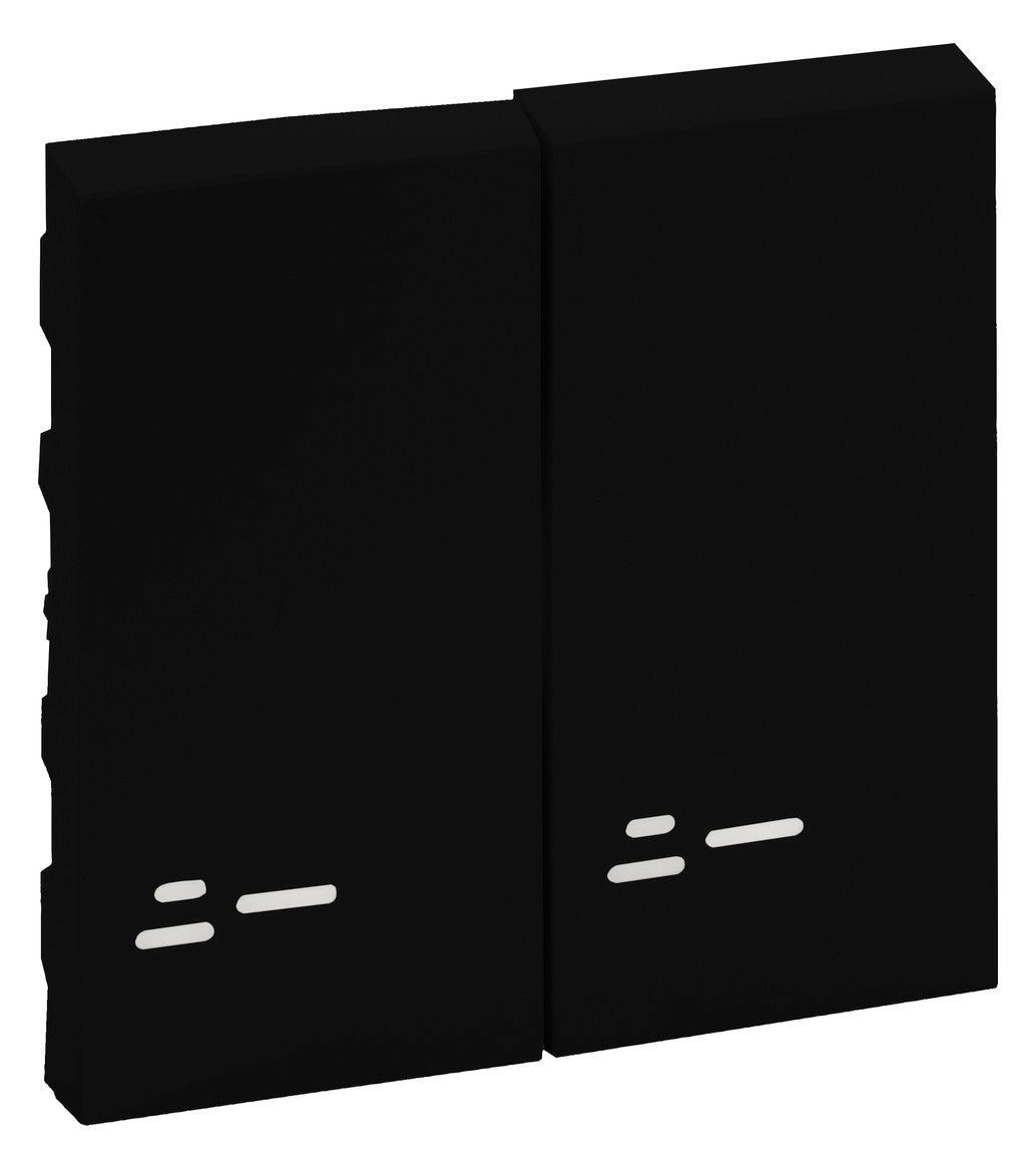 Legrand 864508 Wippe Serienschalter beleuchtet Niloe Step schwarz