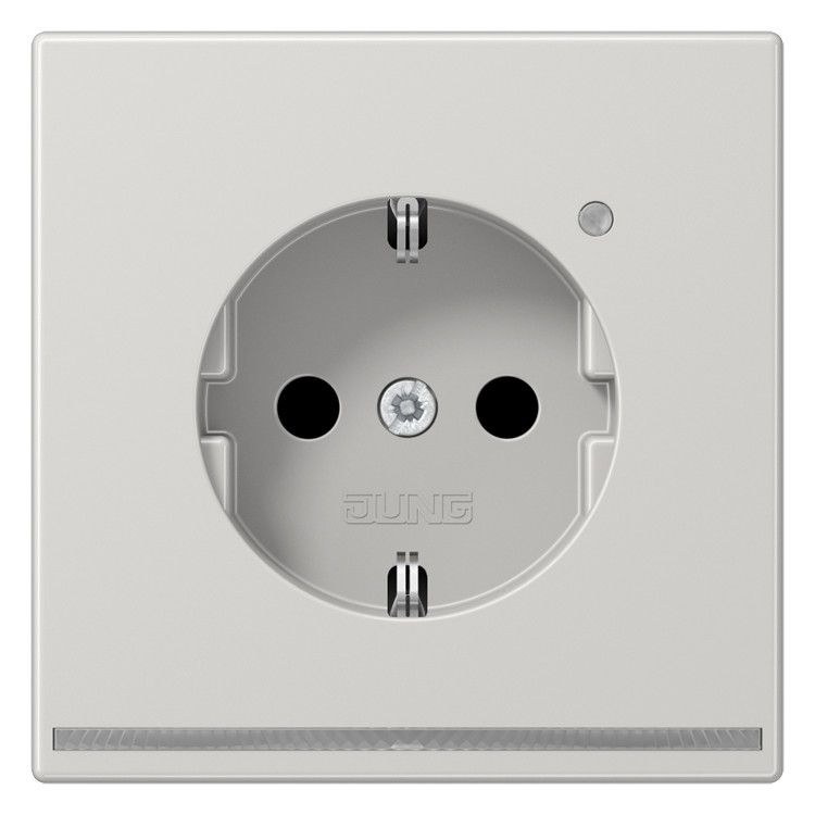 Jung LS1520-OLGLNW SCHUKO-Steckdose m.LED-Licht