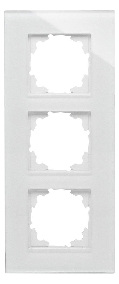 Kopp 405502004 HK07 Glas Abdeckrahmen 3f weiß