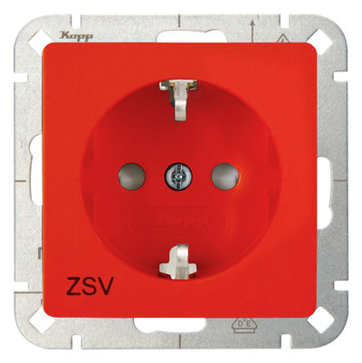 Kopp 920622006 HK05 Schuko Steckdose Aufdruck "ZSV" orange