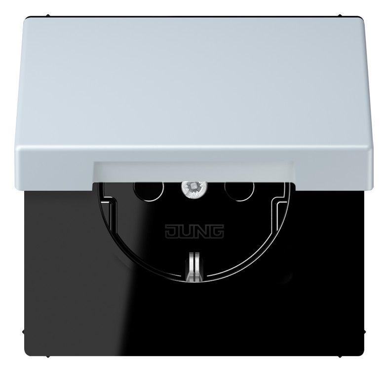 Jung LC1520BFKIKL209 SCHUKO Steckd.KI m. Klappdeckel LC32023