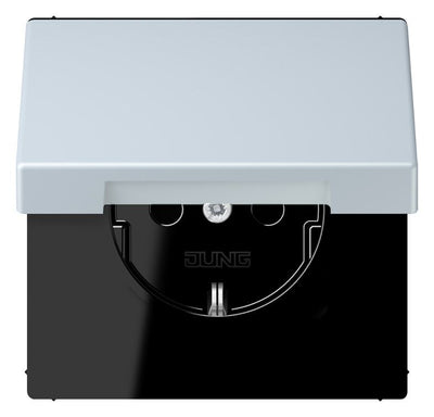 Jung LC1520BFKIKL209 SCHUKO Steckd.KI m. Klappdeckel LC32023