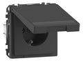 Mert MEG 2312-6034 SCHUKO-Steckdose m.Klappd.u.Schriftf.BRS StK Anthrazit