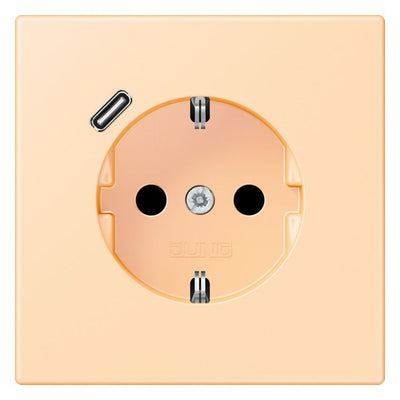 Jung LC1520-18C223 SCHUKO-Steckd.m.USB Typ C LC32060