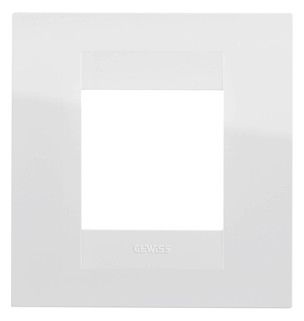 GEWISS GW16422TB Abdeckrahmen GEO International 2M Milchweiss