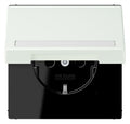 Jung LC1520BFNAKL210 SCHUKO-Steckd.KI m. Klappdeckel m.S