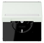 Jung LC1520BFNAKL210 SCHUKO-Steckd.KI m. Klappdeckel m.S