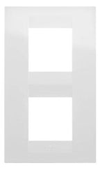 GEWISS GW16424TB Abdeckrahmen GEO International 2+2M vert. 71mm Milchweiss