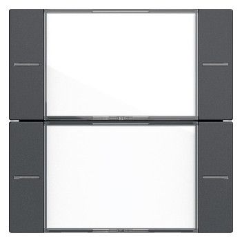 GIRA 577228 Wippenset 2f BSF Tastsensor4 System 55 Klar/Anthrazit