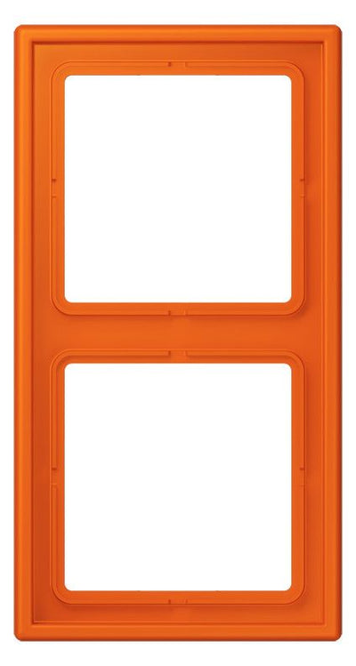 Jung LS982O Rahmen 2fach Serie LS orange