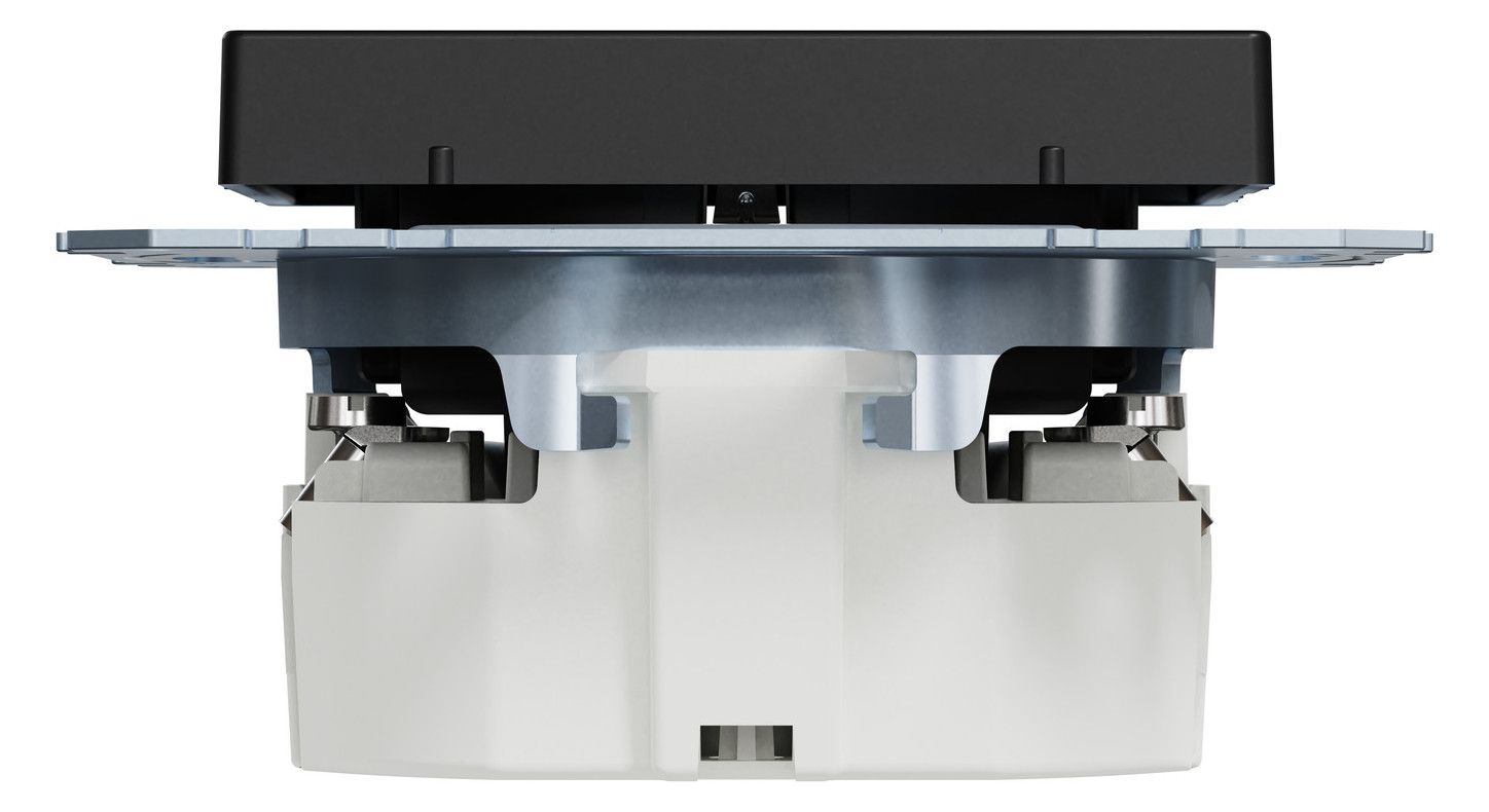 Mert MEG 2301-0403 SCHUKO-Steckdose Steckklemmen schwarz matt System M
